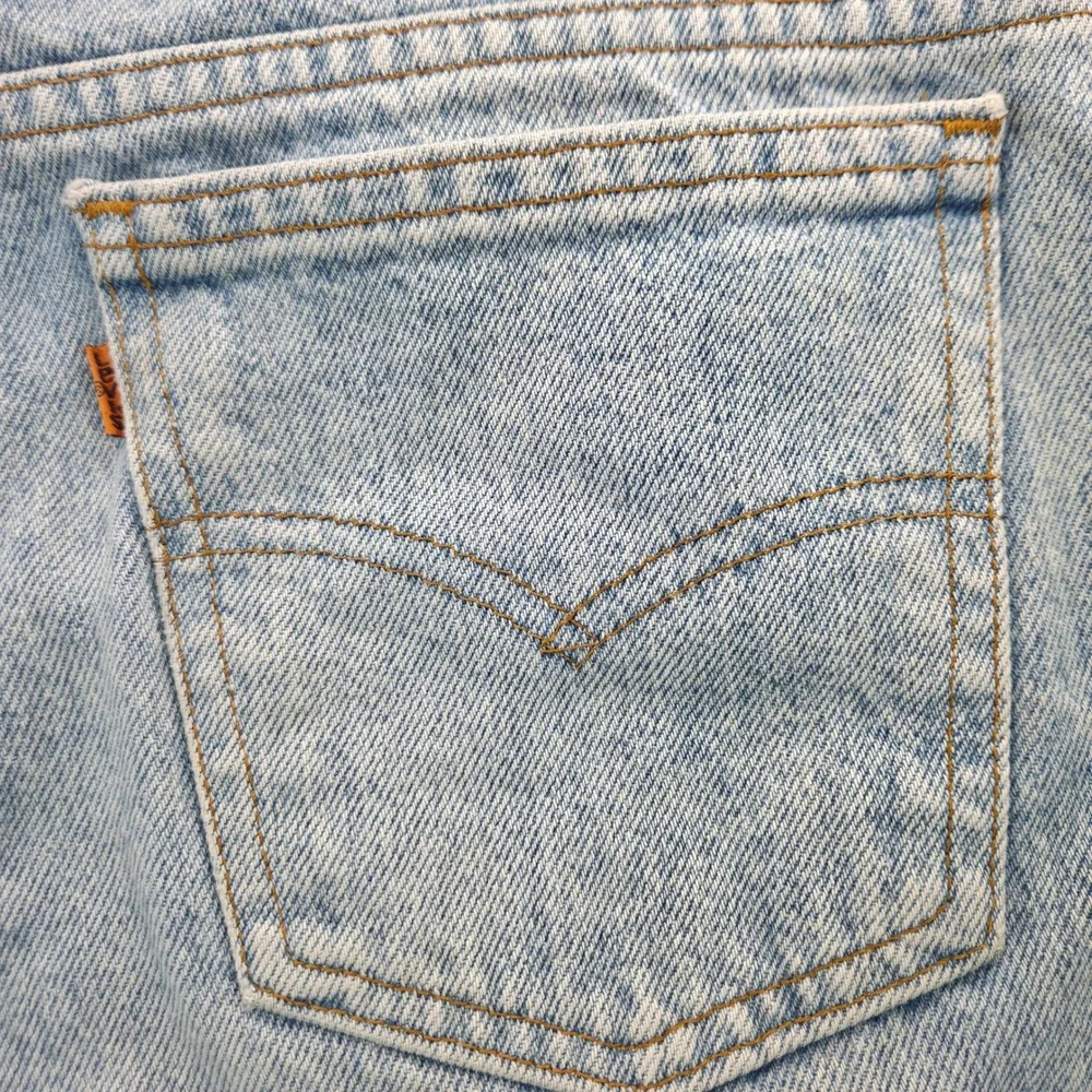 VTG Levi's 505 Orange Tab Jeans Mens 32x32 Light Wash Blue Made in USA Cotton